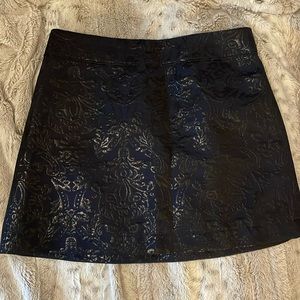 Abercrombie & Fitch Embossed Mini Skirt size 6. Never worn.